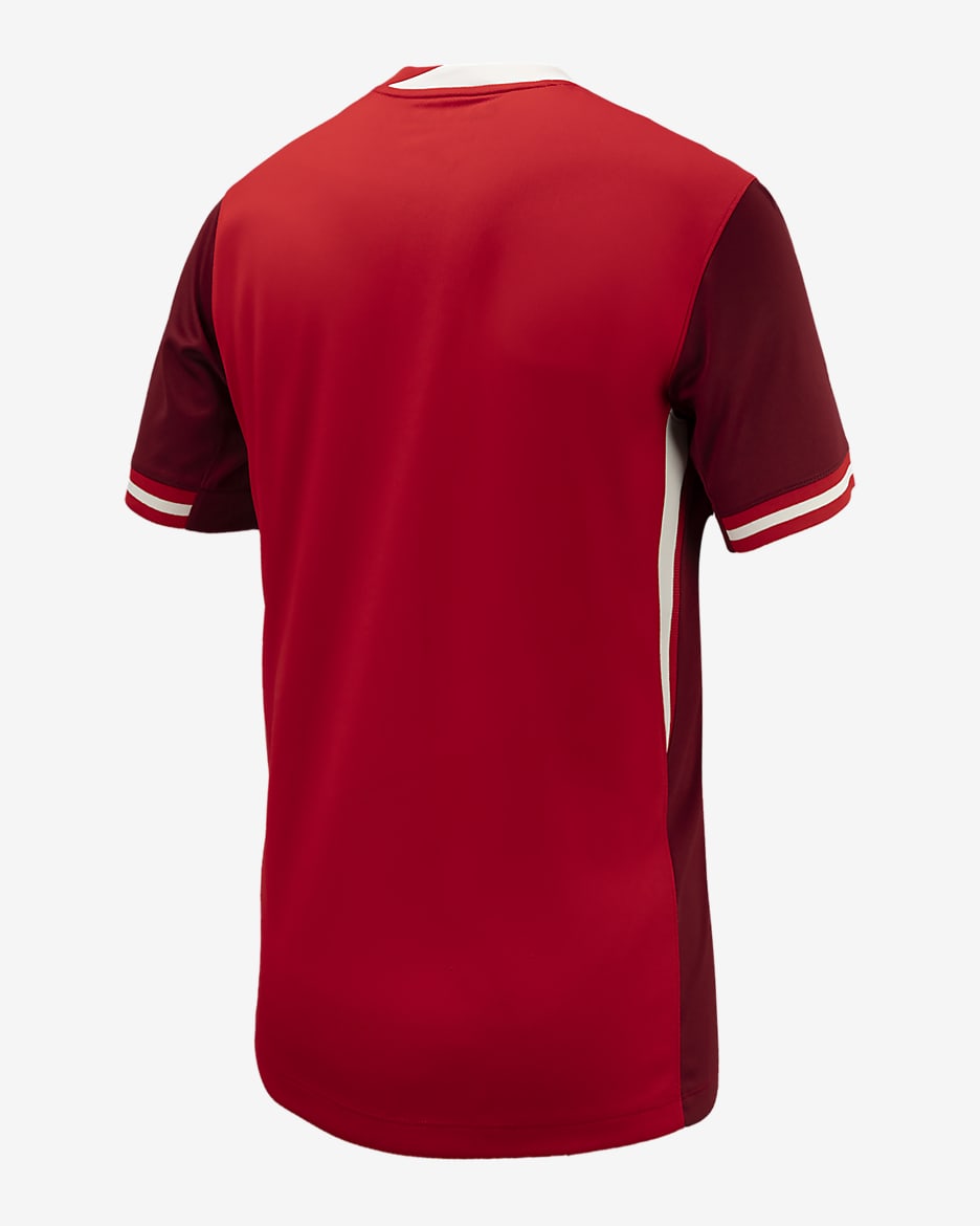 Red nike soccer jersey online